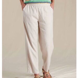LIKE NEW Toad & Co Women's Taj Hemp Pant, Size XL, color Oatmeal Chambray